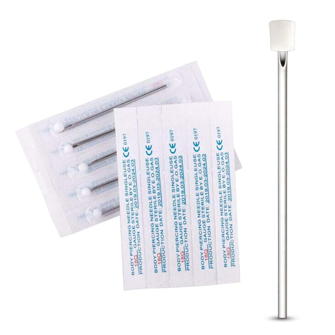 Piercing Needle Surgical Steel  Piercing Needle 14g Cannula