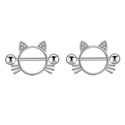 KITTY NIPPLE RINGS