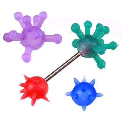 Soft Spiky Silicone Ear Stud