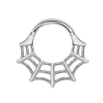 G23 Titanium Spider Web Hinged Clicker