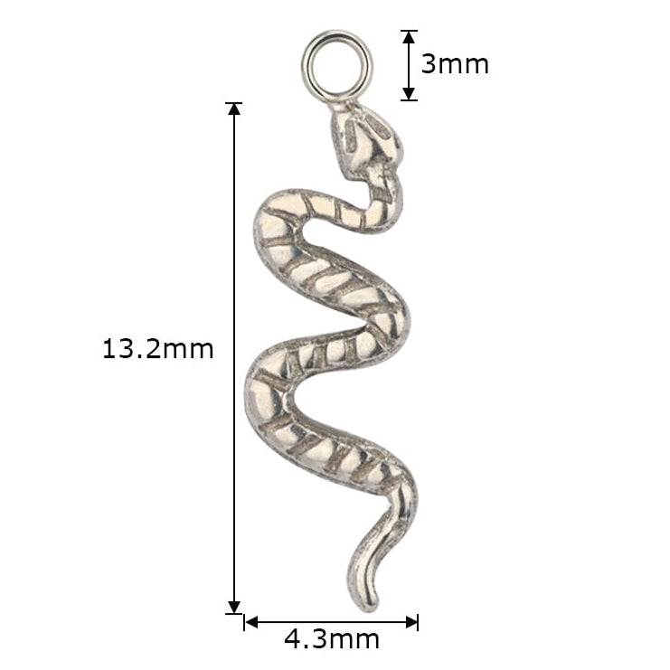 G23 Titanium Snake Dangle Charm