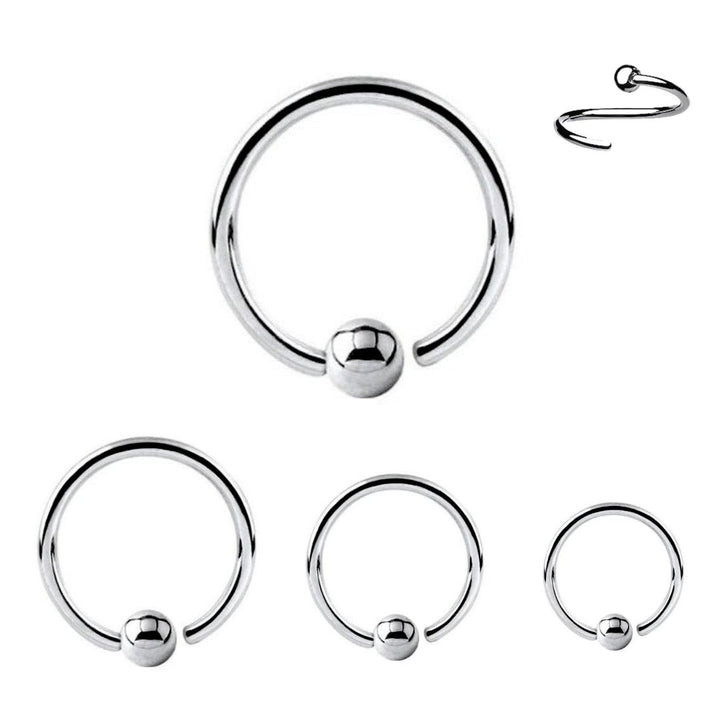 Wholesale Body Jewelry Captive Bead Rings Nose Hoops CBR – APM