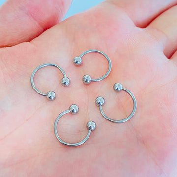 Wholesale Spiral Horseshoes Ring BCR Body Jewelry I APM Body Jewelry ...