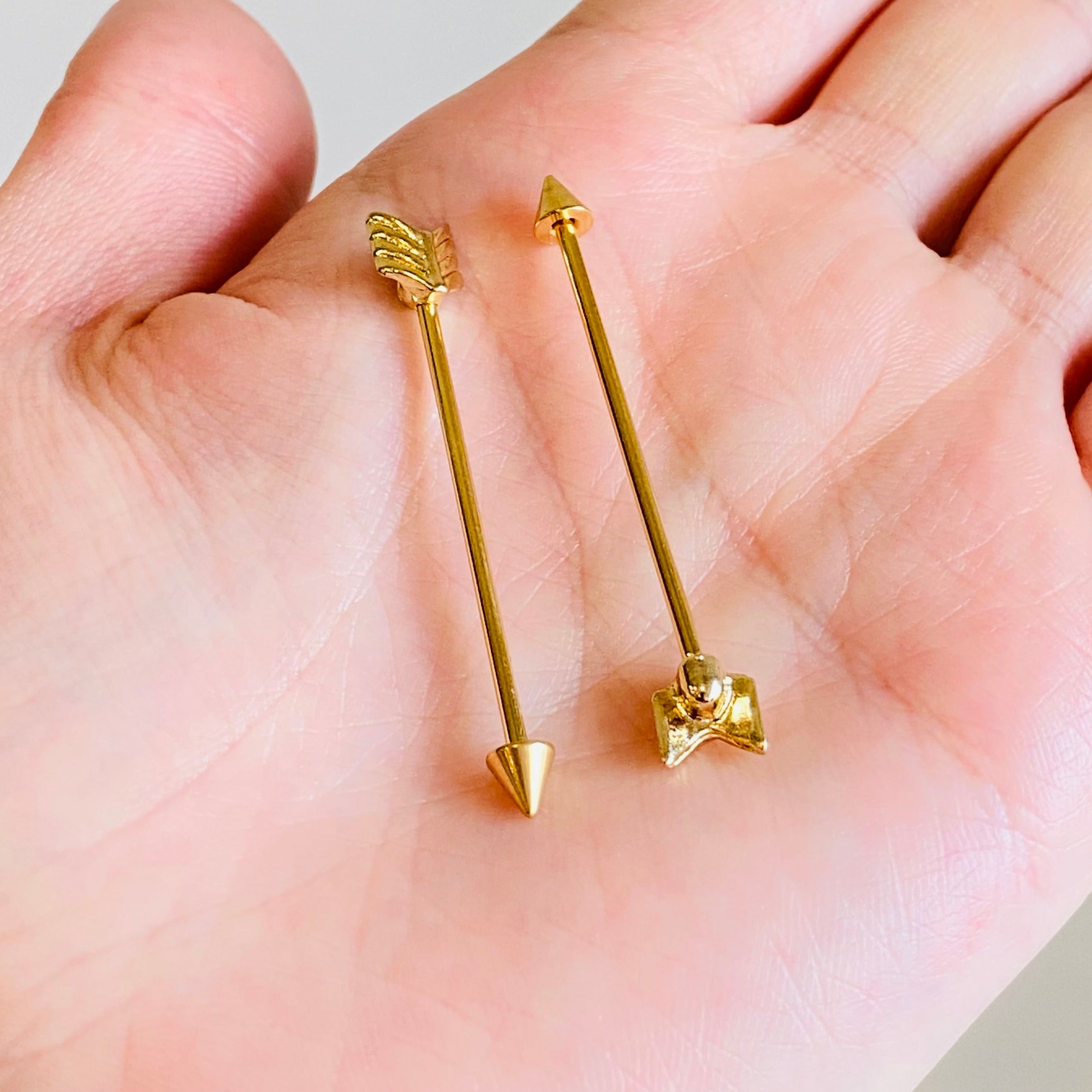 Industrial on sale barbell gold